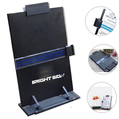 Adjustable Bookshelf File Rack Recipe Tablet Music Stand