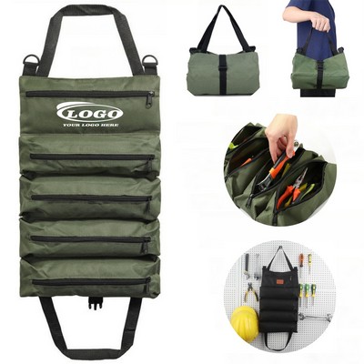 Multifunctional Portable Roll Up Tool Storage Bag