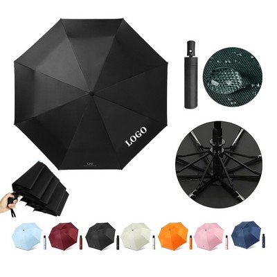 Compact UV-Protection Folding Umbrella
