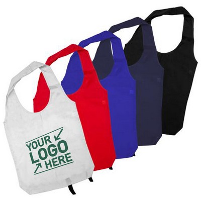 Foldable Nylon Shopping Bag (190T with Elastic Strap)