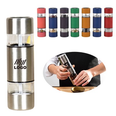 Two-Way Manual Salt and Pepper Grinder