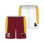 SAMPLE Juice Double Ply Reversible Basketball 9 Short; Z-Cloth; Adult; M