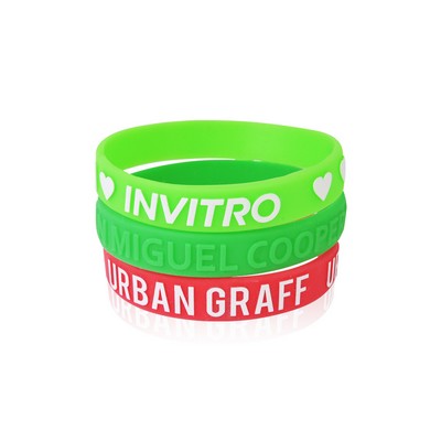 Silicone Wristband (Embossed)