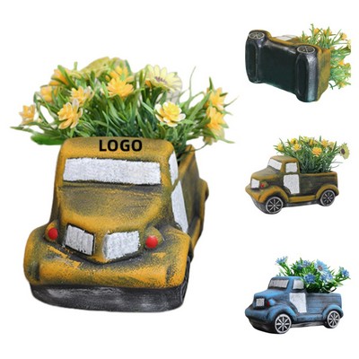 Retro Car Flower Pot