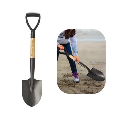 Heavy Duty Manganese Steel Wooden Handle Shovels Outdoor Spade Shovels