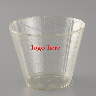 Disposable Glitter Plastic Cups