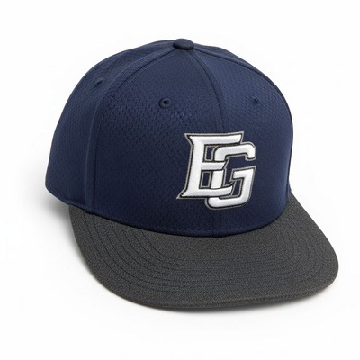 Structured Bee Eye Lattice Baseball Cap W/ Front Embroidery 168 Gsm