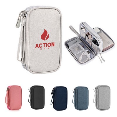 Portable Electronics Accessories Organizer Bag