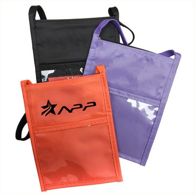 Nylon Zipper Neck Wallet