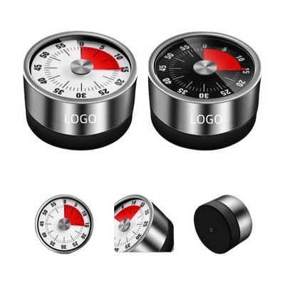 Mechanical Stainless Steel Magnetic Back Cooking Timer
