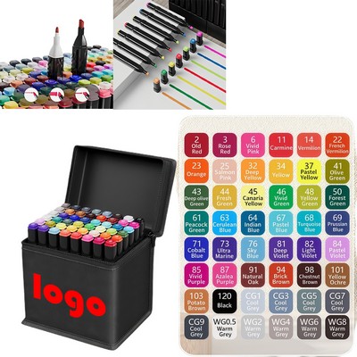 48-Color Double Tipped Art Marker Set