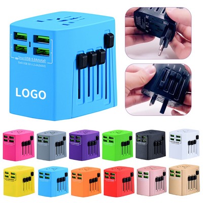 4-Port USB Travel Power Adapter