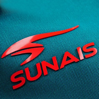 6.5" Silicone Sticker Label 2mm Thick Heat Transfer with Adhesive Backing