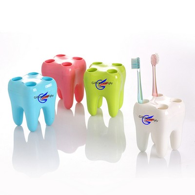 Tooth Shaped Toothbrush Holder