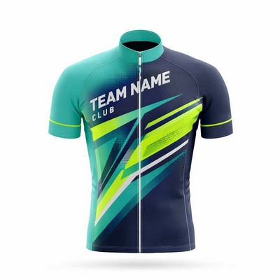 Unisex Sublimated Cycling Jersey Short Sleeve 220GSM