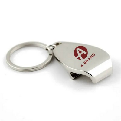 Heavy-Duty Metal Bottle Opener Keychain