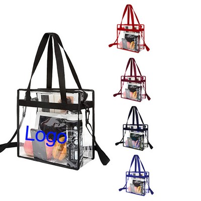 Stadium Messenger Shoulder Clear Tote Bag