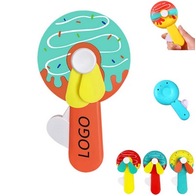 Manual Press-Type Doughnut Hand Fan