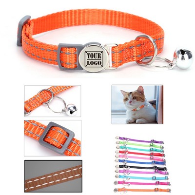 Nylon Reflective Cat Collar