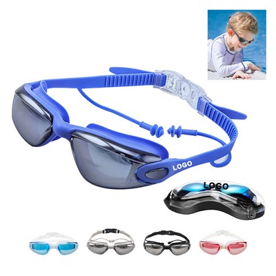 Anti-Fog Electroplating Swimming Goggles