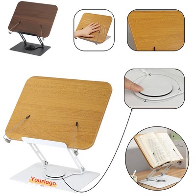 Adjustable Book Holder with 360° Rotating Bases