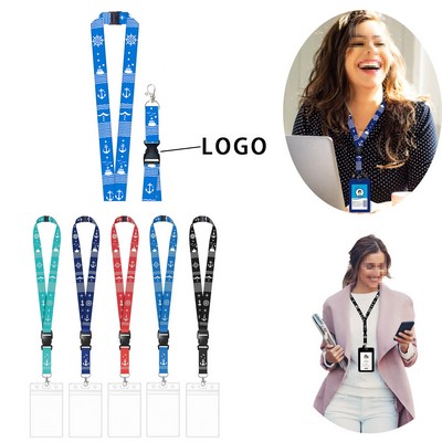 Waterproof Lanyard with ID Card Holder