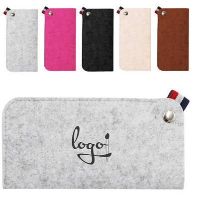 Felt Glasses Pouch Portable Sunglass Sleeve