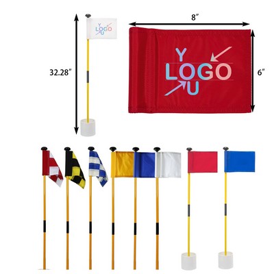 Golf Flag Cup Set