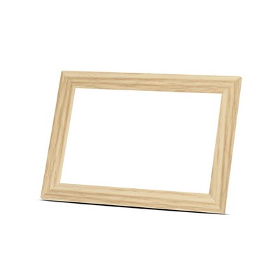 Bell+Howell Honey Oak Wood Outer Frame 10.1" Smart Digital Photo Frame