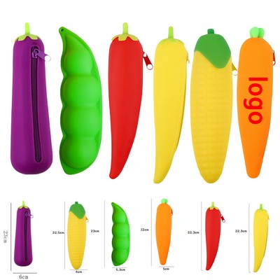 Custom Silicone Fruit & Vegetable Shaped Coin Purse
