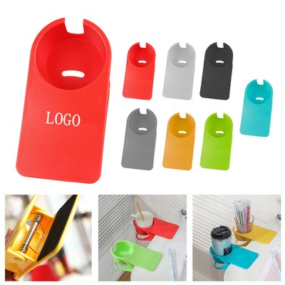 Clip-On ABS Cup Holder for Desk Edge