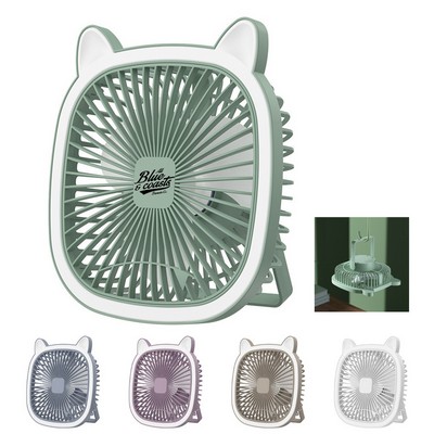Hanging Mini Portable Nightlight Fan