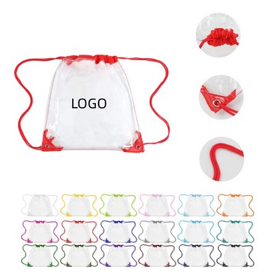 Clear Drawstring Backpack