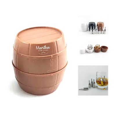 6 Packs Wine Bottle Shape Whiskey Ice Cube