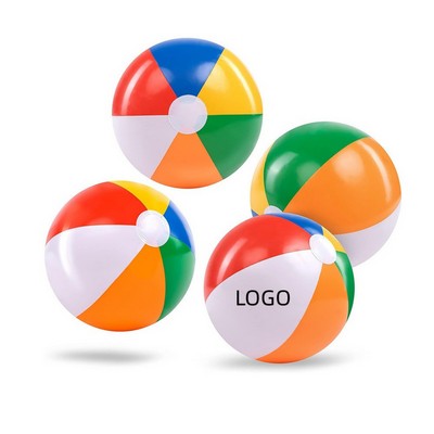 Vibrant 6" Multi-Color Inflatable Beach Ball