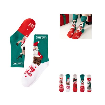 Christmas Knit Jacquard Socks