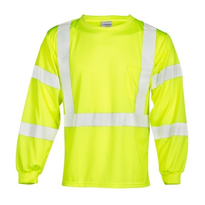 Kishigo 9145 Long Sleeve Class 3 T-Shirt