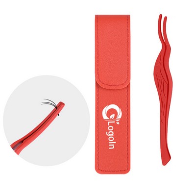 Lash Tweezer For Eyelash Extension with Portable Pouch