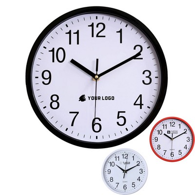 12" Plastic Wall Clock