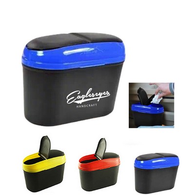 Car Trash Can with Lid