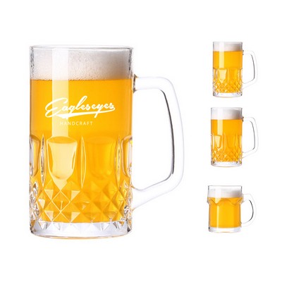 32 Oz Plastic Beer Mug with Handle