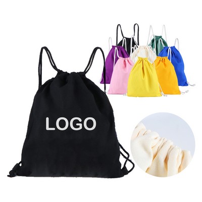 Canvas Drawstring Backpack