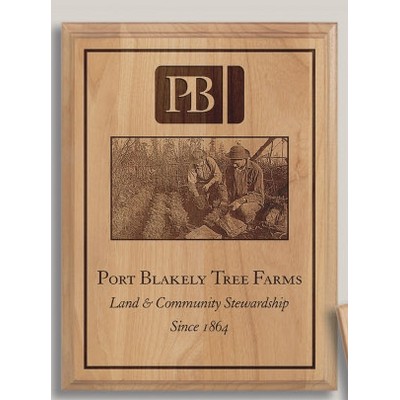 Red Alder Wood Plaque (18" x 24")