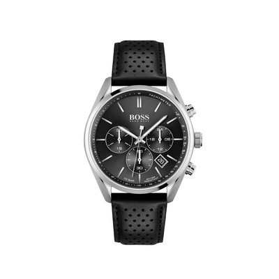 Hugo Boss Champion Gents Black Dial Watch