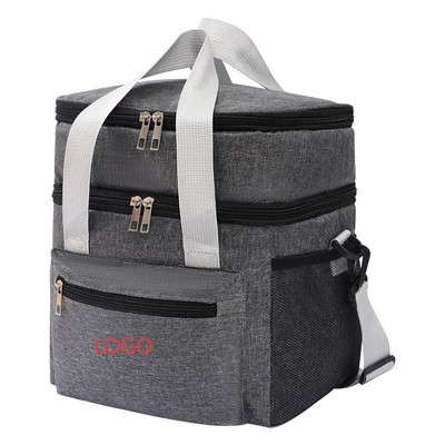 Double-Layer Insulated Lunch Bag