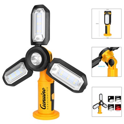 USB Charging Outdoor Foldable LED Emergency Flashlight