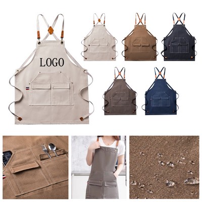Thick Waterproof Canvas Work Apron
