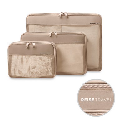 Briggs & Riley Check In Packing Cube Set - Tan