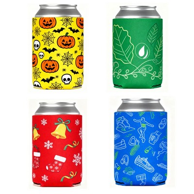 Full Color Neoprene Can Cooler