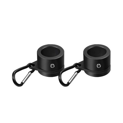 1",1.25",1.5",2" Black Plastic Rotating Flagpole Clips